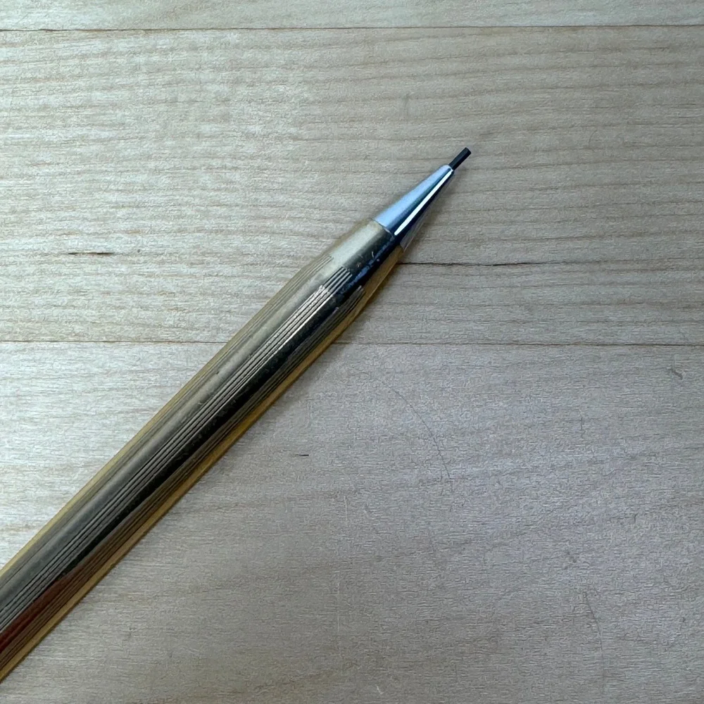 Vintage Cross 1/20 12K Gold Filled Mechanical Pencil USA Pinstripe Anson H.T.J.